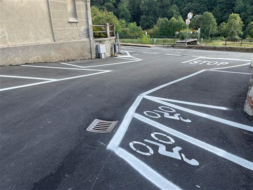 Asfaltatura tratta bassa di via Marco Ferrarone