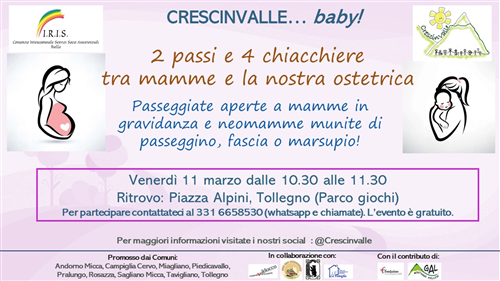 Progetto Crescinvalle: marzo e le nuovissime iniziative
