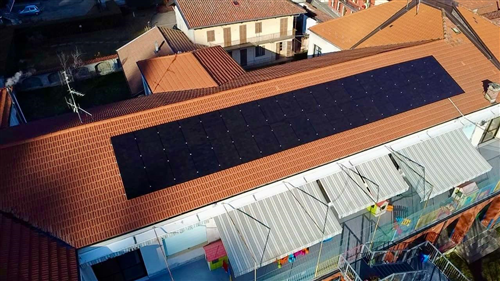 Plesso scolastico: nuovo impianto fotovoltaico