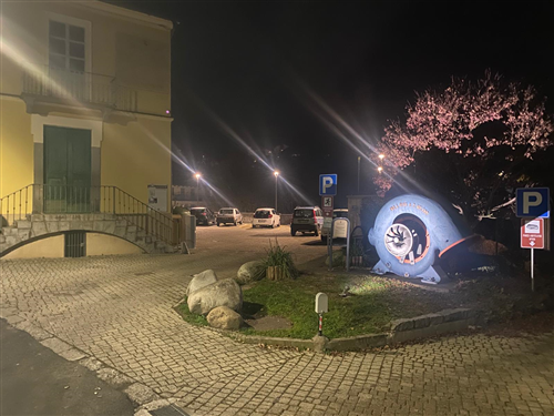 Area parcheggio 'Canale Roggia' nuovo impianto di illuminazione
