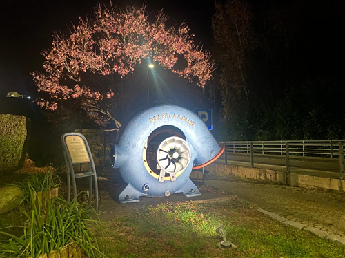 Area parcheggio 'Canale Roggia' nuovo impianto di illuminazione