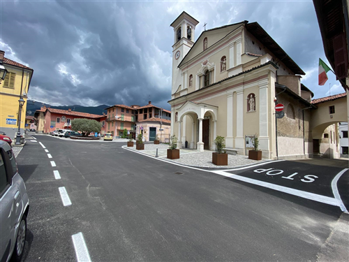 Terminati i lavori di asfaltatura di Piazza Martiri e via P. Lanati