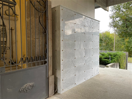 Cimitero: installazione nuovo corpo cellette