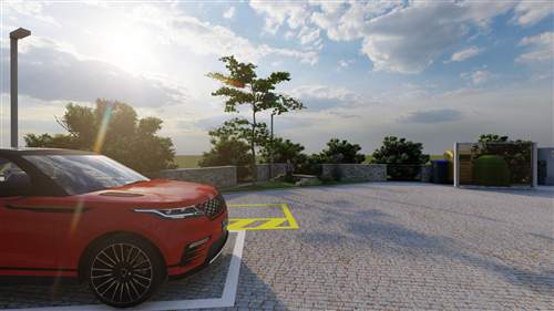 Avvio cantiere riqualificazione area parcheggio 'Canale Roggia'